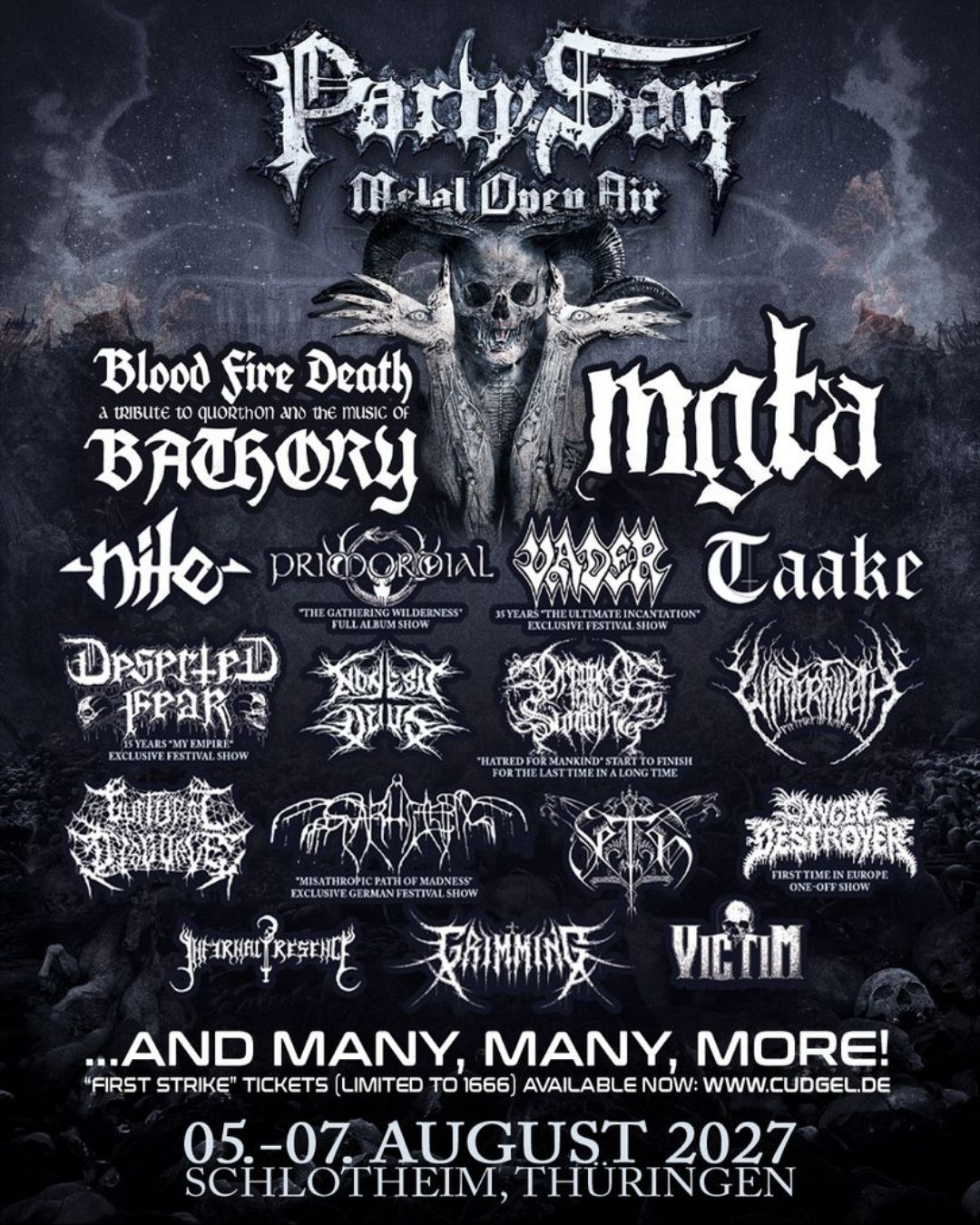 PARTY.SAN METAL OPEN AIR 2027 İlk Gruplarını Açıkladı