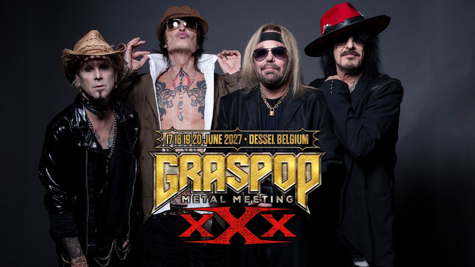 MÖTLEY CRÜE to Close Graspop Metal Meeting 2027
