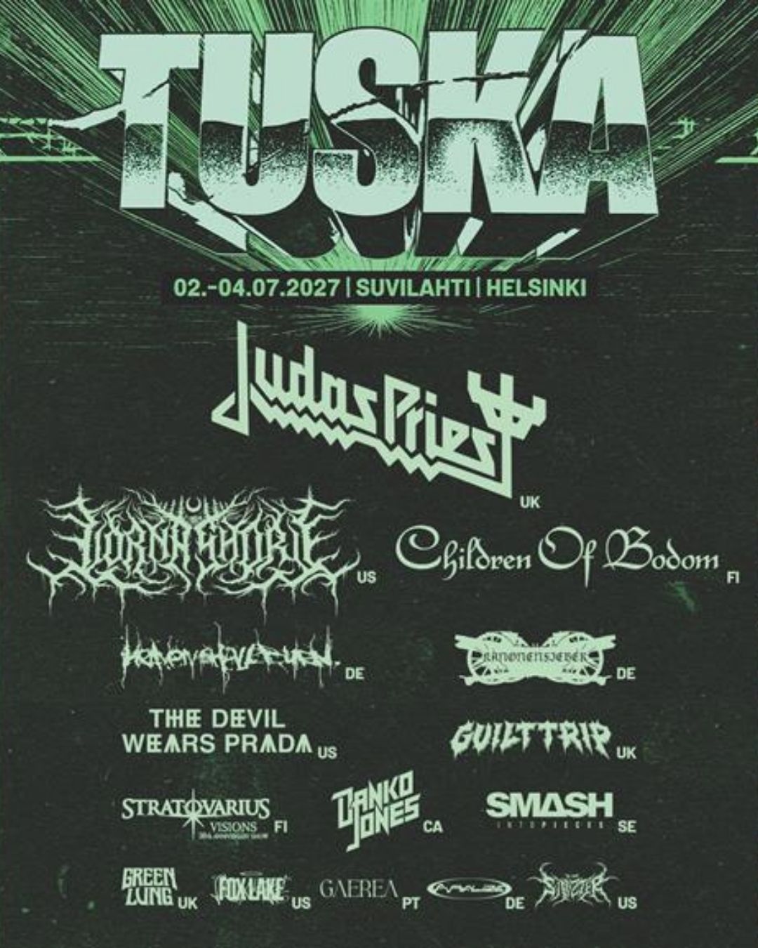 TUSKA 2027’nin Son Headliner’ı JUDAS PRIEST Oldu