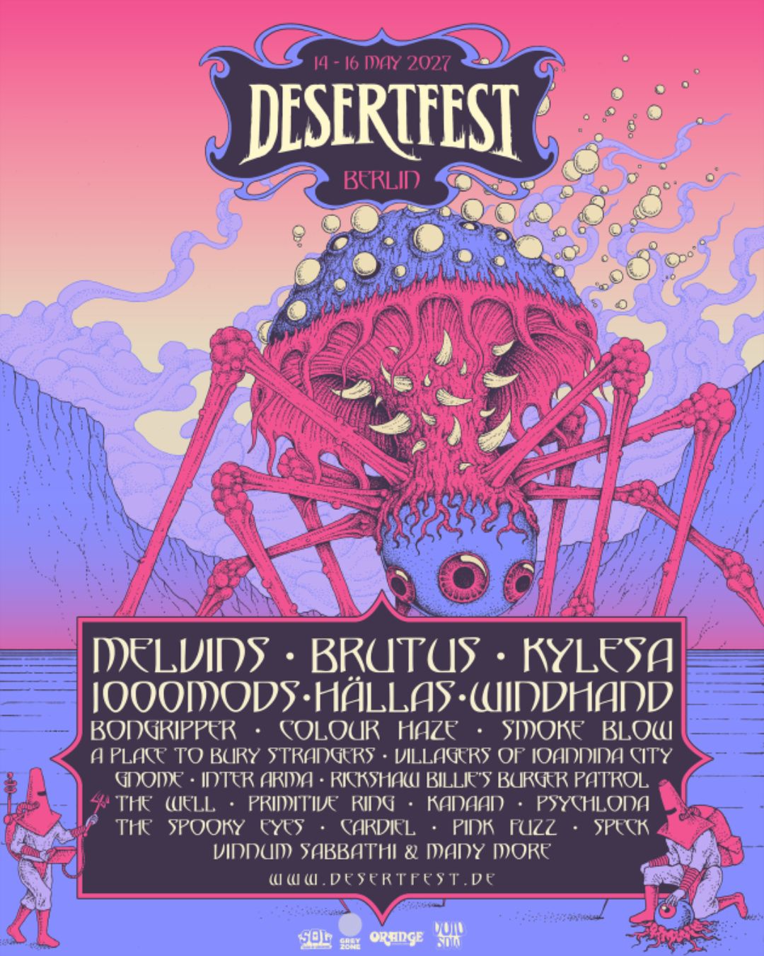BRUTUS, KYLESA and WINDHAND Join the DESERTFEST BERLIN 2027 Lineup